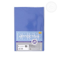 Простыня на резинке из поплина Синий Арт Дизайн