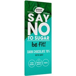 «Smart Formula», горький шоколад Dark with mint, 90 г