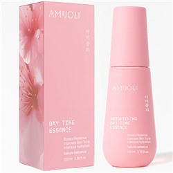 AMIJOLI Дневная эссенция для увлажнения кожи с муцином улитки и экстрактом сакуры 100 мл