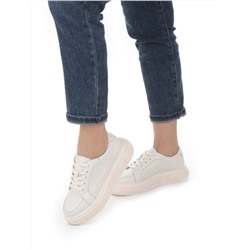 05-PDE35-2 BEIGE Кроссовки женские (натуральная кожа)