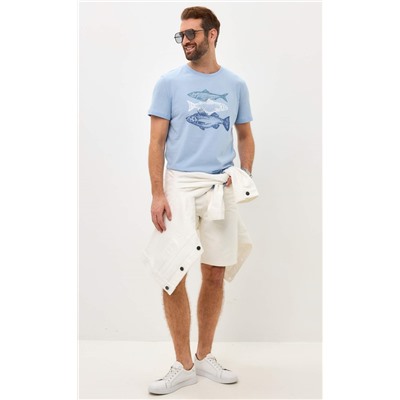 Футболка F311-06-734 grey-blue