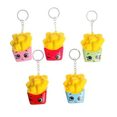 Сквиш - брелок детский «Картошечка», антистресс игрушка, набор 3 мялки, МИКС