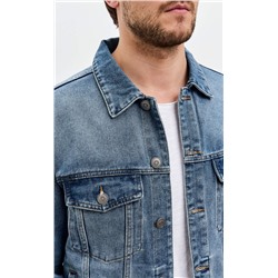 Куртка джинс P211-1275 middle blue