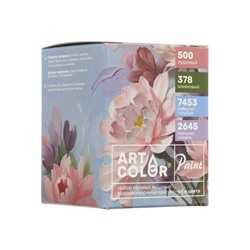 Набор красителей Art Color Paint «ПИОН» 4 пастельных цвета по 12 мл
