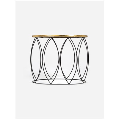 Столик журнальный круглый «Лепестки», 53×46×63.5 см, алюминий, железо