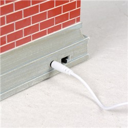 Светильник настольный новогодний 18x10x26 см Камин / NG206-7 /уп 6/ музыкальный