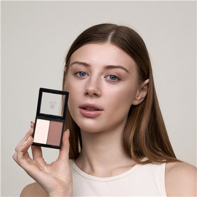 Палетка DUO «Прекрасная Мона Лиза» скульптор + пудра С312 "Прекрасная Мона Лиза"