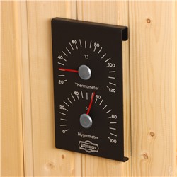 Термометр - гигрометр для бани и сауны, 19.7×12×1.8 см, «Добропаровъ»