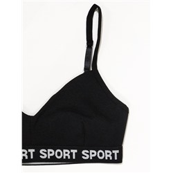 4026-02 Топ для девочки черный (BAYKAR)