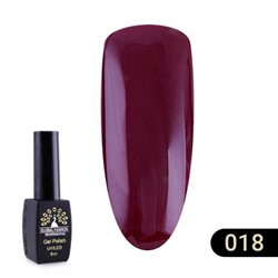 Гель лак Global Fashion BLACK ELITE 018, 8 мл