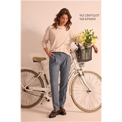 NiV NiV fashion 962 светло-бежевый, Свитшот