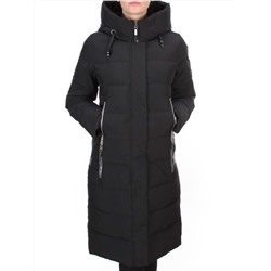 2189 BLACK Пальто зимнее женское OLAYEETE (200 гр. холлофайбера)