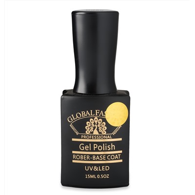 Каучуковая база под гель лак Global Fashion - Rubber Base Coat, 15 мл