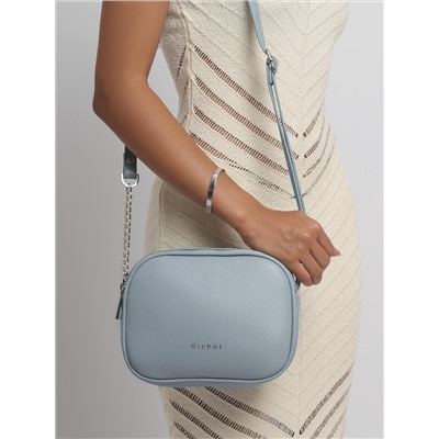 Женская кожаная сумка Richet 2819LN 947 Голубой