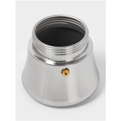 Кофеварка гейзерная Magistro Semi, на 6 чашек, 300 мл, нержавеющая сталь