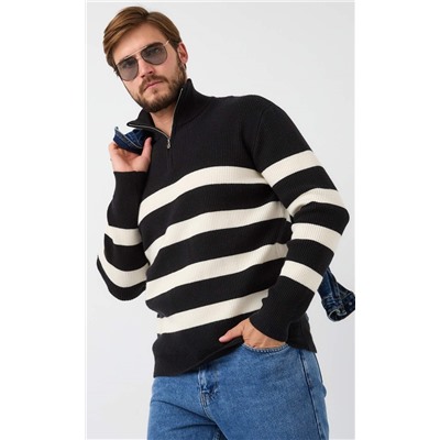 Джемпер F421-1545 black-white