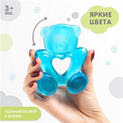 Прорезыватель охлаждающий с водой Крошка Я «Мишка», МИКС