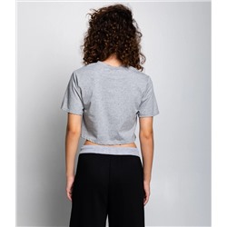 Футболка #КТ888119, серый меланж