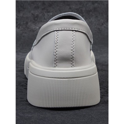 03-YD122-2 LT. BEIGE Лоферы женские (натуральная кожа)