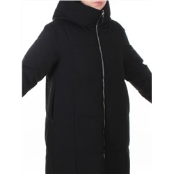 9917 BLACK Пальто зимнее женское (150 гр. холлофайбер)