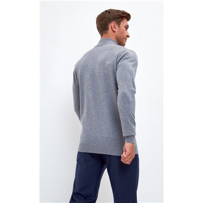 Водолазка мужская F121-01-870 серая меланж