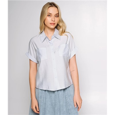 Рубашка #КТ807 (5), серо-голубой