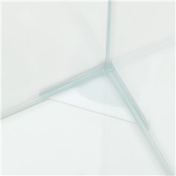 Аквариум "Куб", покровное стекло, 19 литров, 25 x 25 x 30 см, белые уголки