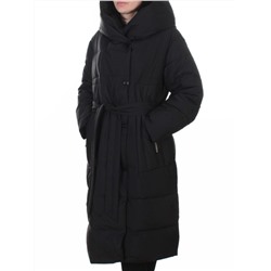 A625 BLACK Пальто зимнее женское (200 гр. био-пух)