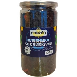 Чай Sabbia Клубника со сливками 100гр ПЭТ черный (кор*60)