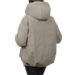 H24-816 GRAY BEIGE Куртка зимняя женская (150 гр. холлофайбер)