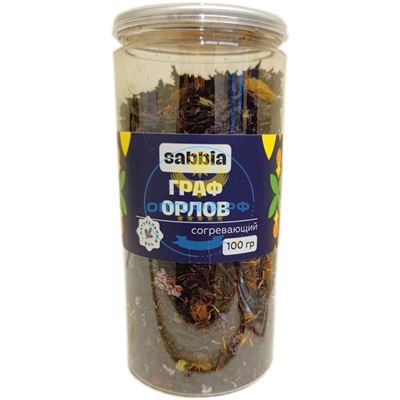 Чай Sabbia Граф Орлов 100гр черный ПЭТ (кор*60)