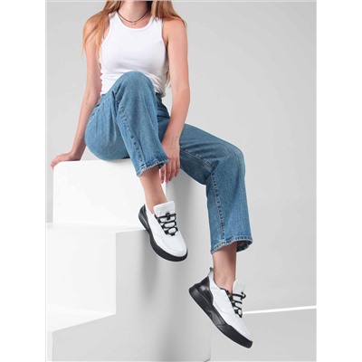 Кроссовки ED'ART 155.2104'bl. Белый черный