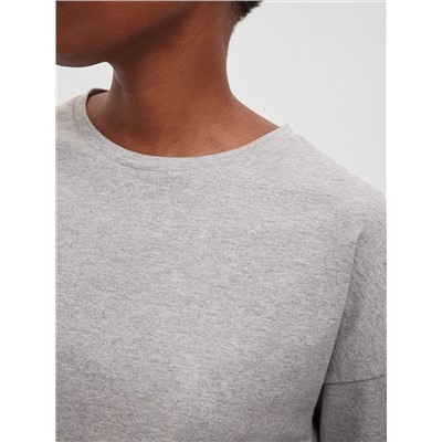 Лонгслив 0173, светло-серый