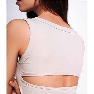 Топ #КТ173 (1), светло-бежевый