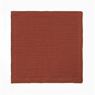 Набор платочков Крошка Я Terracotta 20*20 см-5 шт, муслин, 100 % хлопок