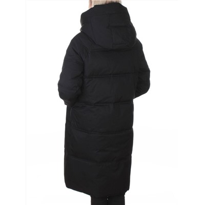 H24-620 BLACK Куртка зимняя женская (200 гр. холлофайбер)