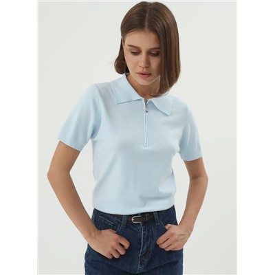 Джемпер-поло (вязаный трикотаж)