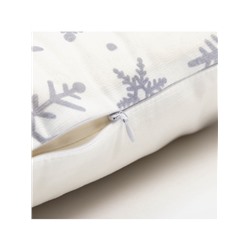 Наволочка декоративная новогодняя «Этель. Снежинки», 40×40 см