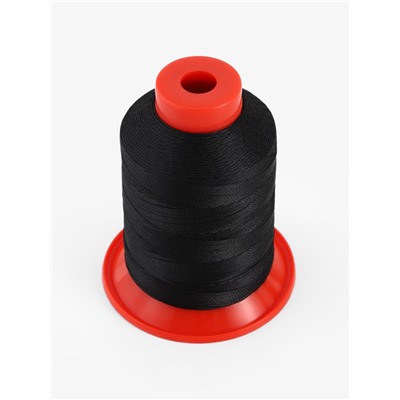 Нитки обувные, 500D/3, 600 м, чёрные