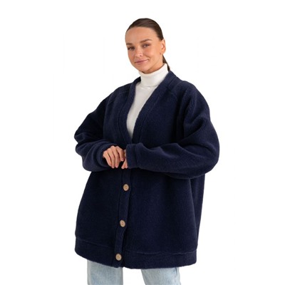 Кардиган ДЛИННЫЙ ТЕДДИ цвет Индиго