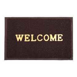 Коврик придверный "Welcome", цвета МИКС