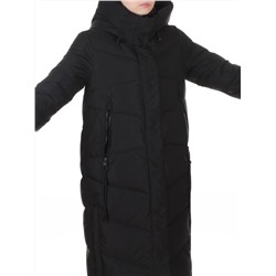 A73 BLACK Пальто зимнее женское (200 гр. холлофайбер)