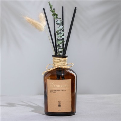 Набор для ароматизации помещений в тубусе: диффузор 230 мл, эфирное масло, красное дерево