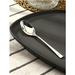 Ложка чайная Magistro «Виконт», длина 17 см, нержавеющая сталь, серебристая