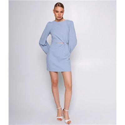 Платье #ОКТ025014, голубой