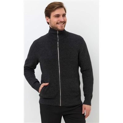 Кардиган F511-1552 d.grey melange
