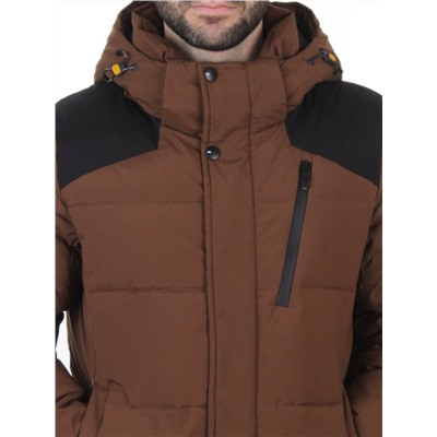 D6263 BROWN Куртка мужская зимняя (200 гр. холлофайбер)