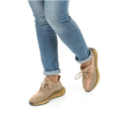 05-B557-13 BROWN Кроссовки женские (текстиль)