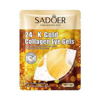 Патчи для глаз Sadoer 24k gold collagen eye gels
