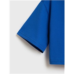Фуфайка (футболка), Dazzling Blue 18-3949
